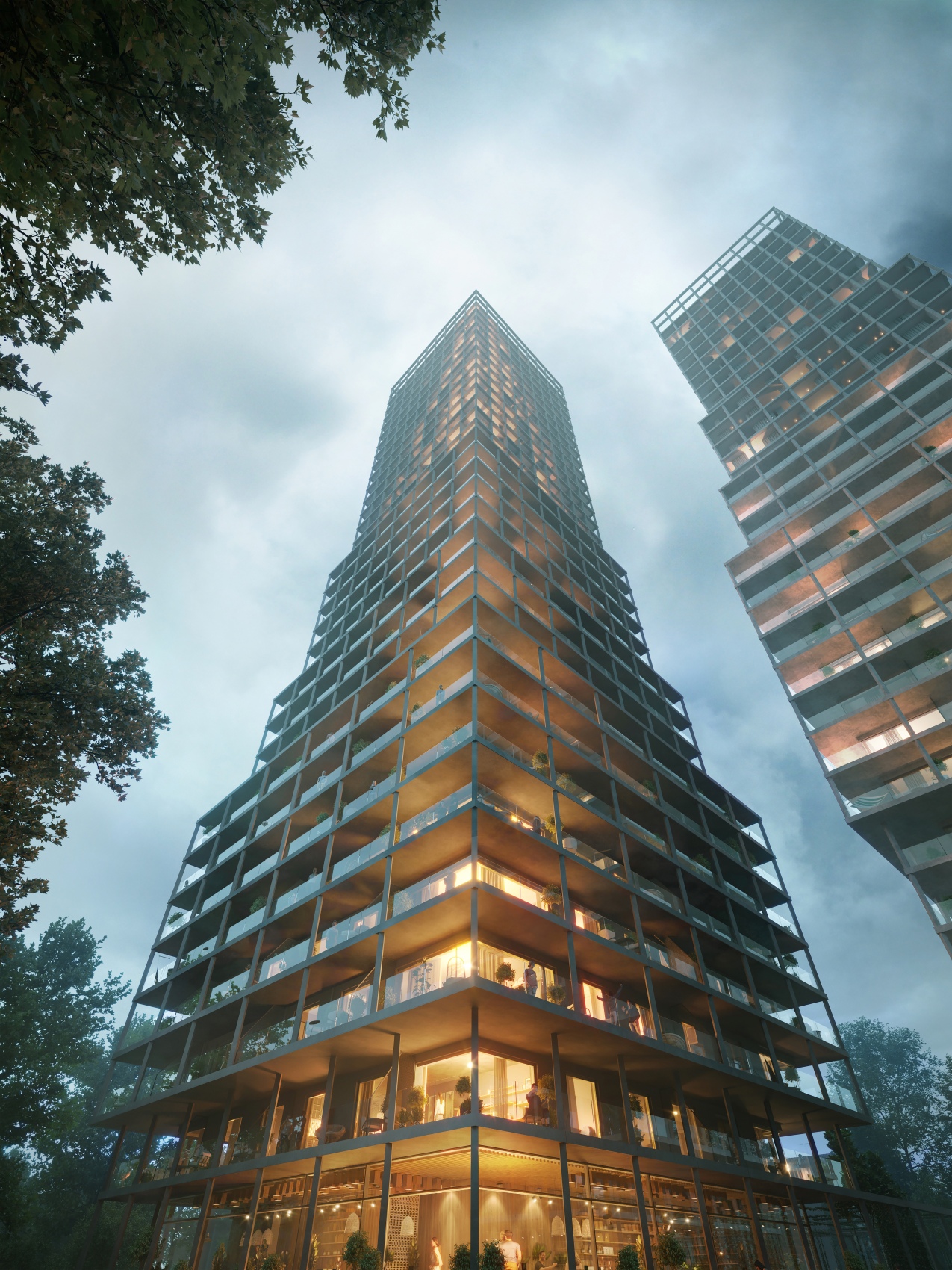 格利维采两座住宅塔楼及区域改造项目丨波兰格利维采丨Frantagroup Architects-0