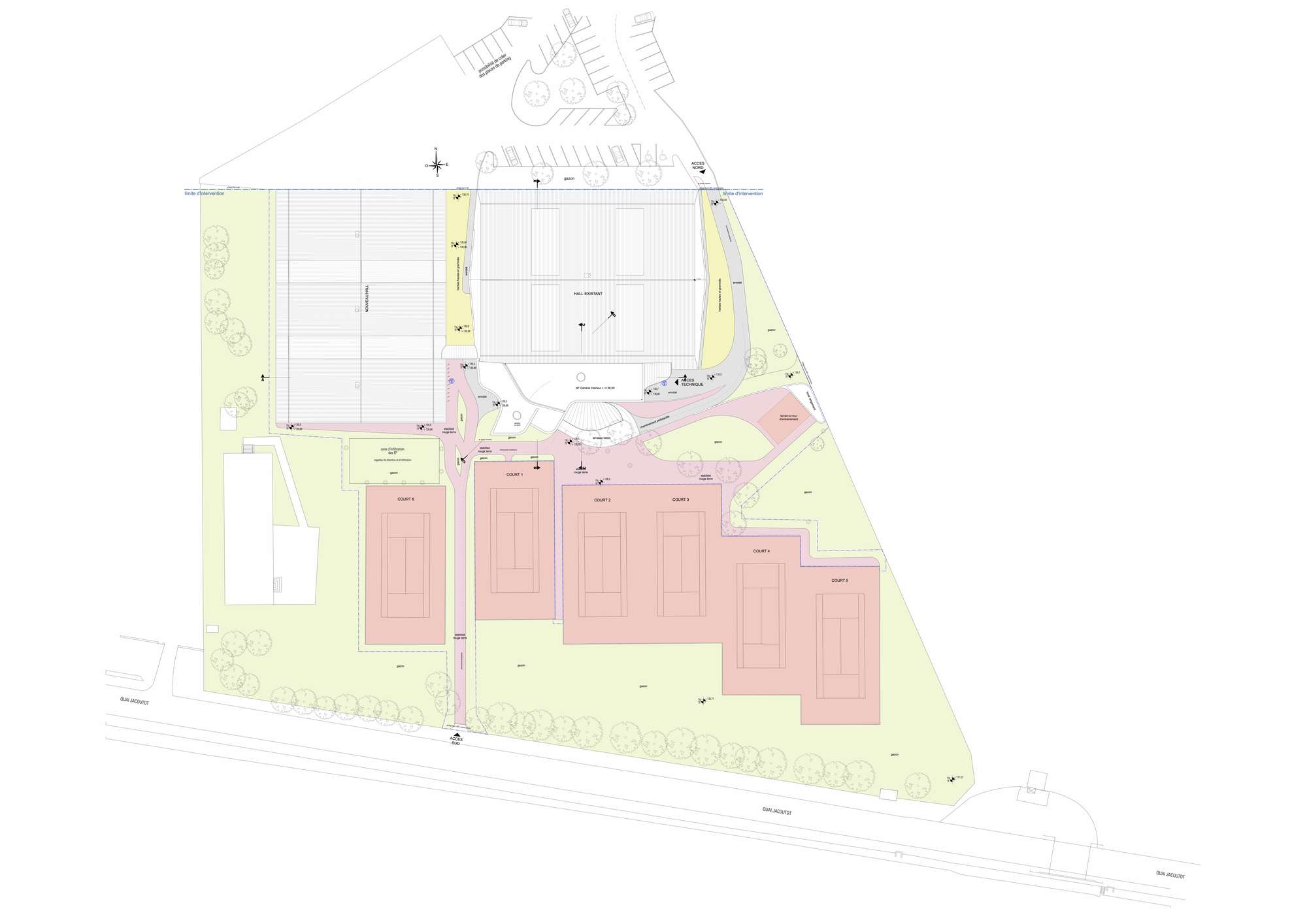 Tennis Club in Strasbourg  / Paul Le Quernec-19