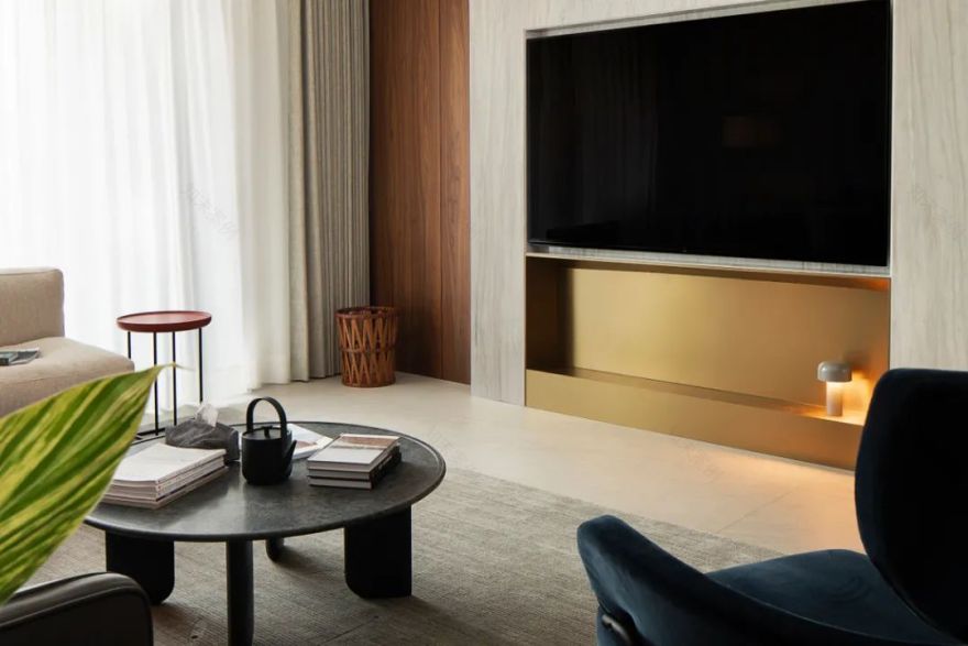 胡桃木的温润,营造光影下的生活感 | 千上设计-31