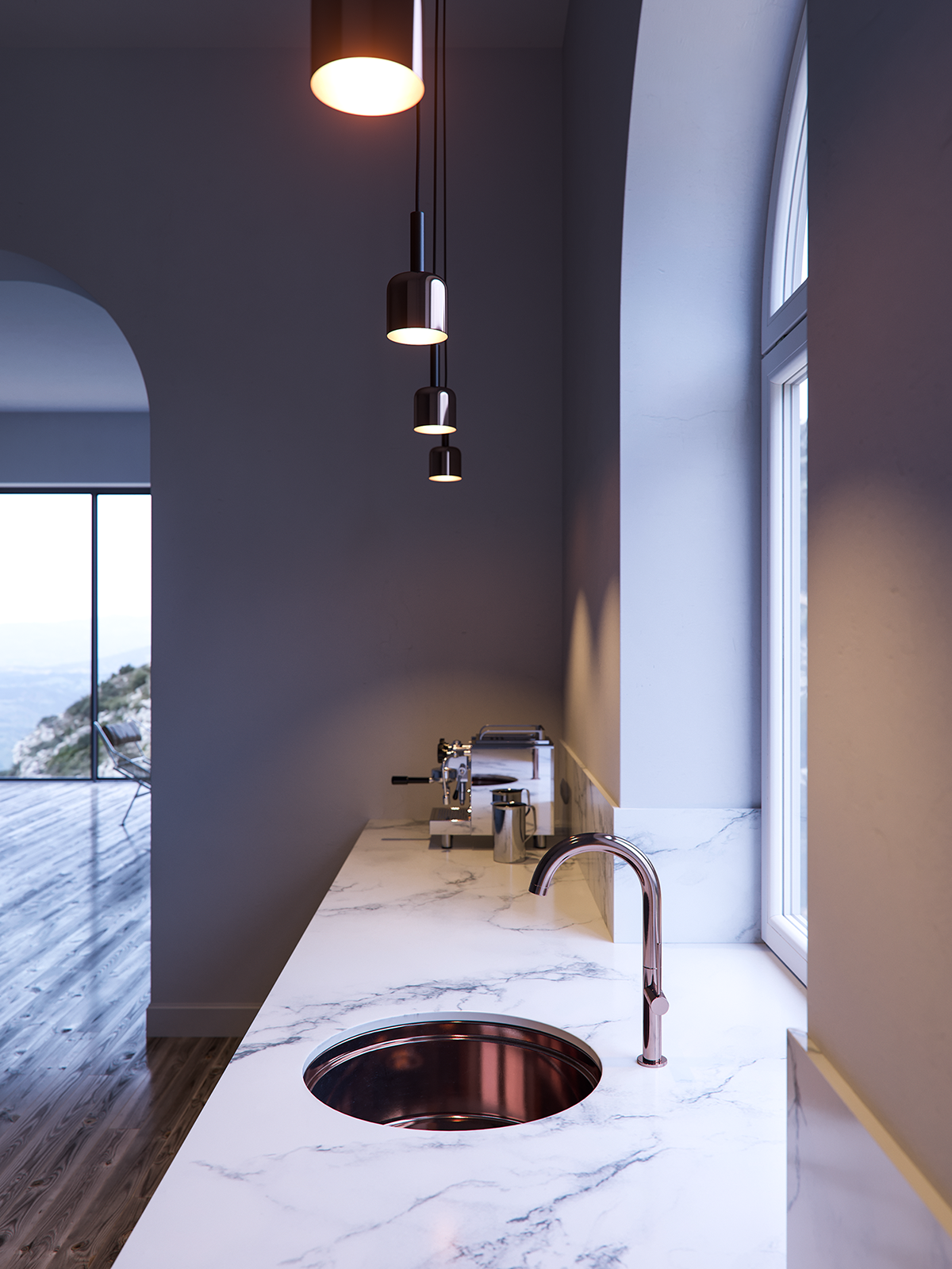 现代工业风LOFT空间-7