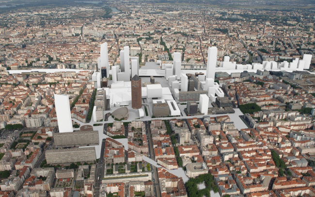 里昂帕迪厄区改造项目丨法国里昂丨AUC,Arep,MVRDV等-3