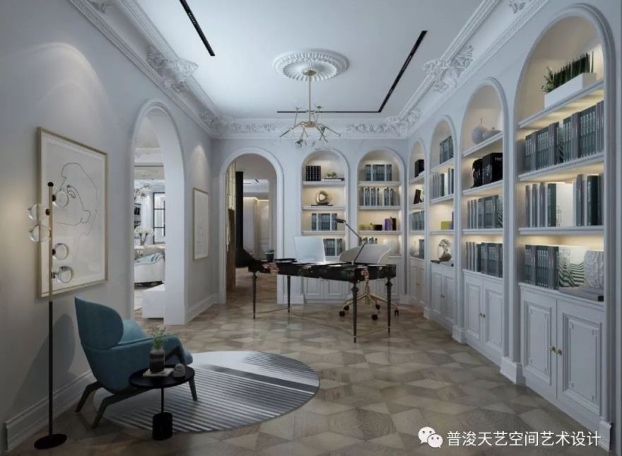 《逐光》孙谱淳 | 精致法式风,打造浪漫优雅家居空间-31