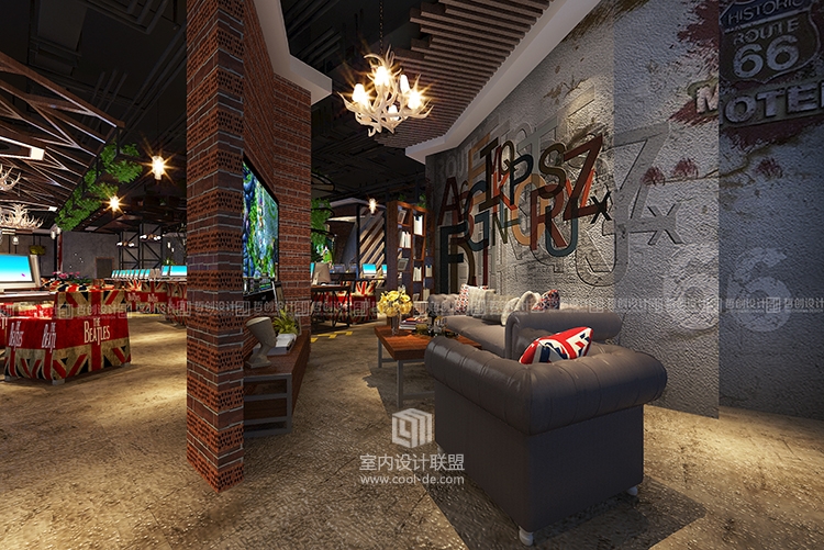 昆明专业网咖装修设计效果图分享 昆明网咖装修设计-0