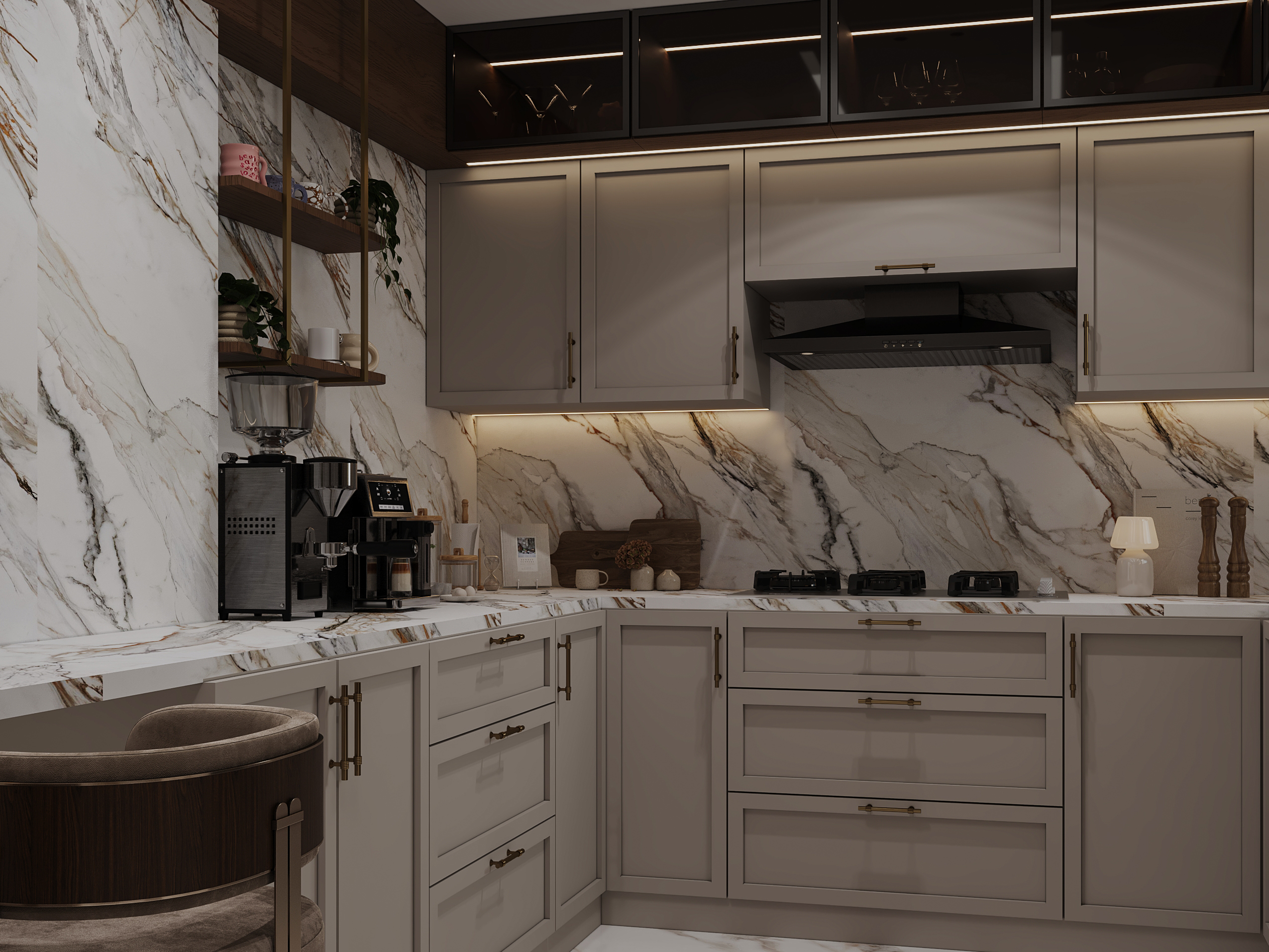 接待处与厨房设计（接待处部分）丨埃及丨Hagar Okasha-15