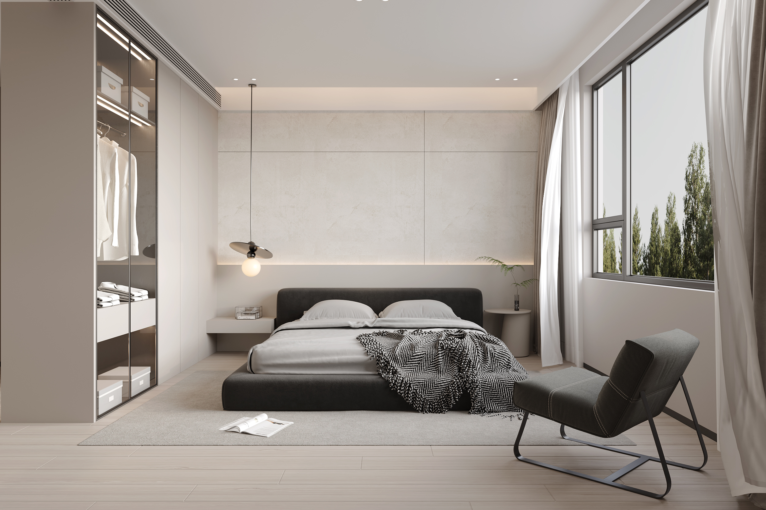 现代别墅装修效果图-14