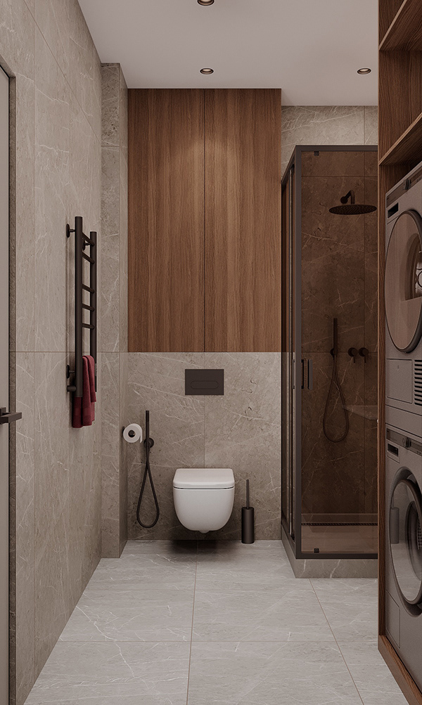 四口之家120平现代设计住宅-37