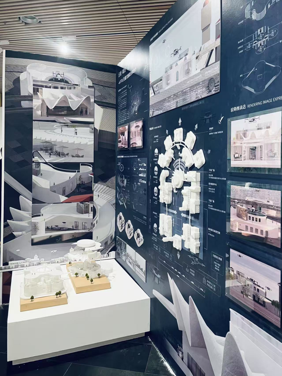 清华美院毕设刷屏！聚焦低空经济，打造eVTOL交通文旅综合体，还拿了全国十佳模型-134