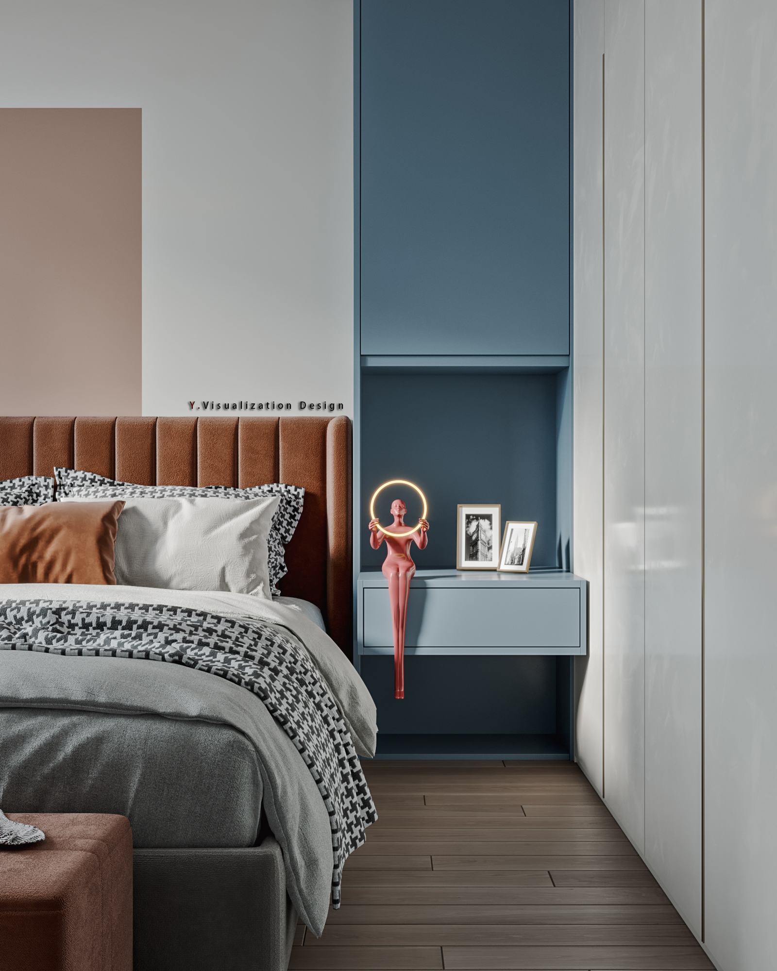 浙江吴彦祖打造现代简约家居，色彩斑斓的魅力空间-14