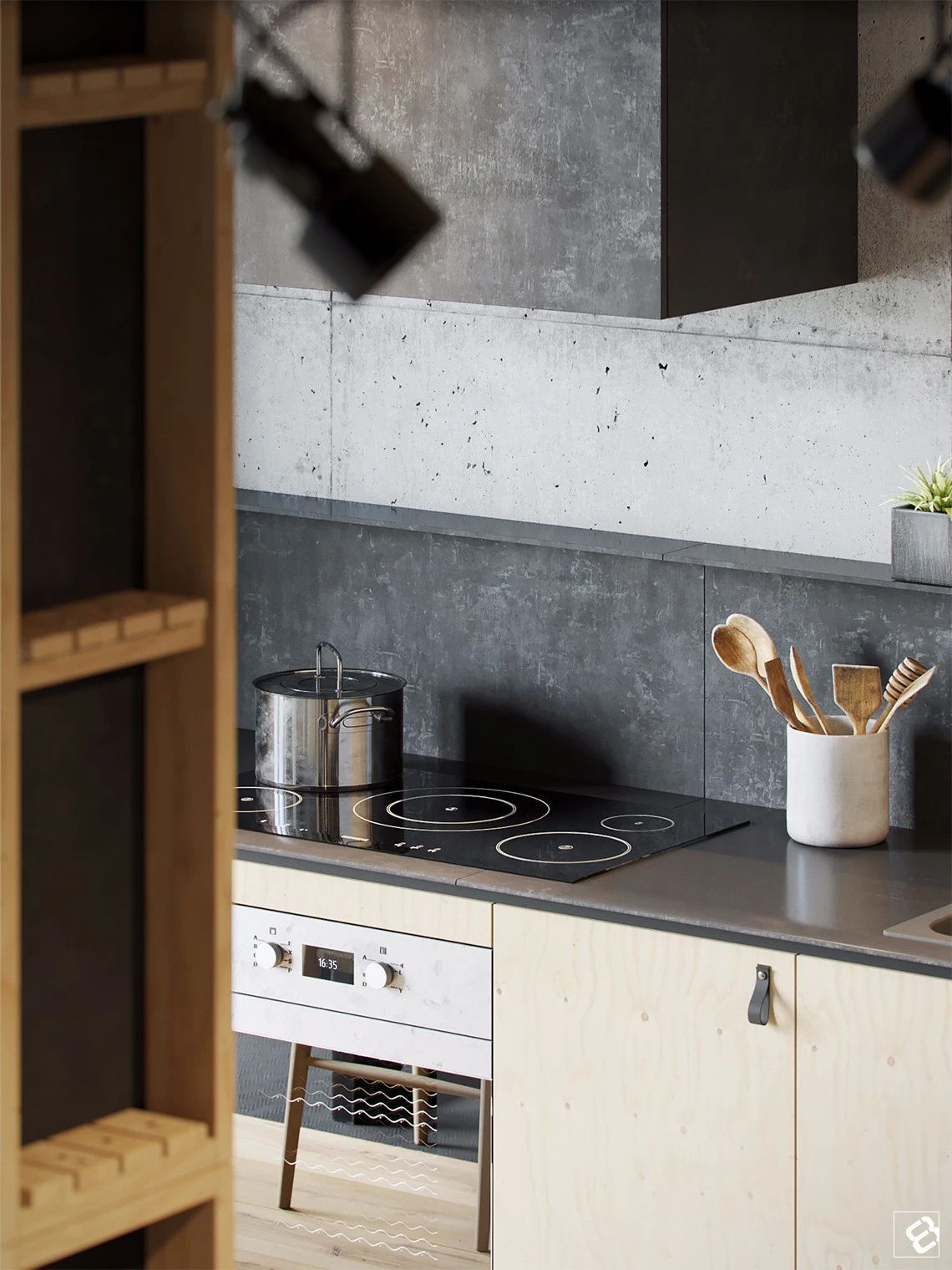 轻工业风 LOFT 住宅设计丨Form8 studio-35