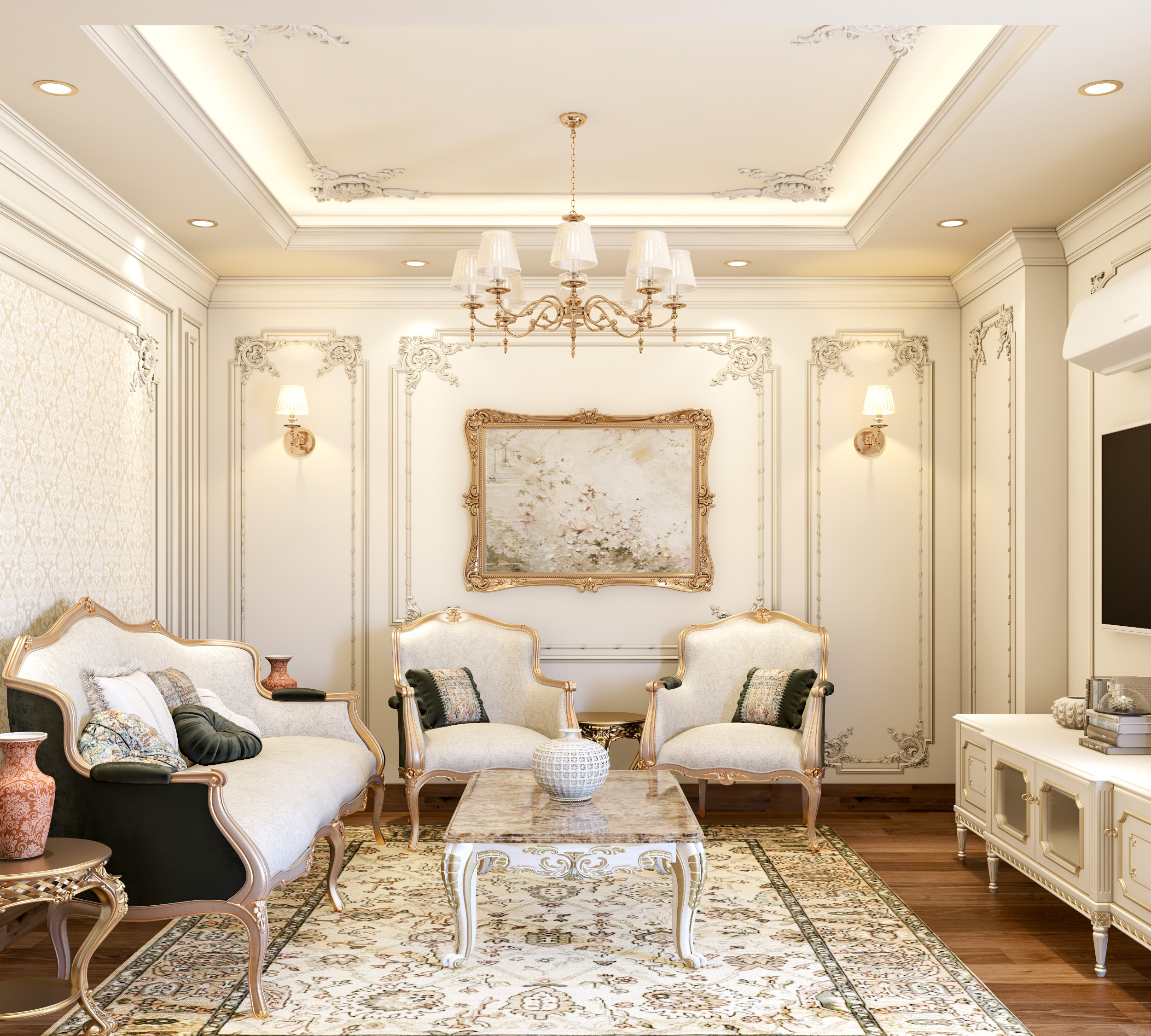 经典别墅主卧室-7