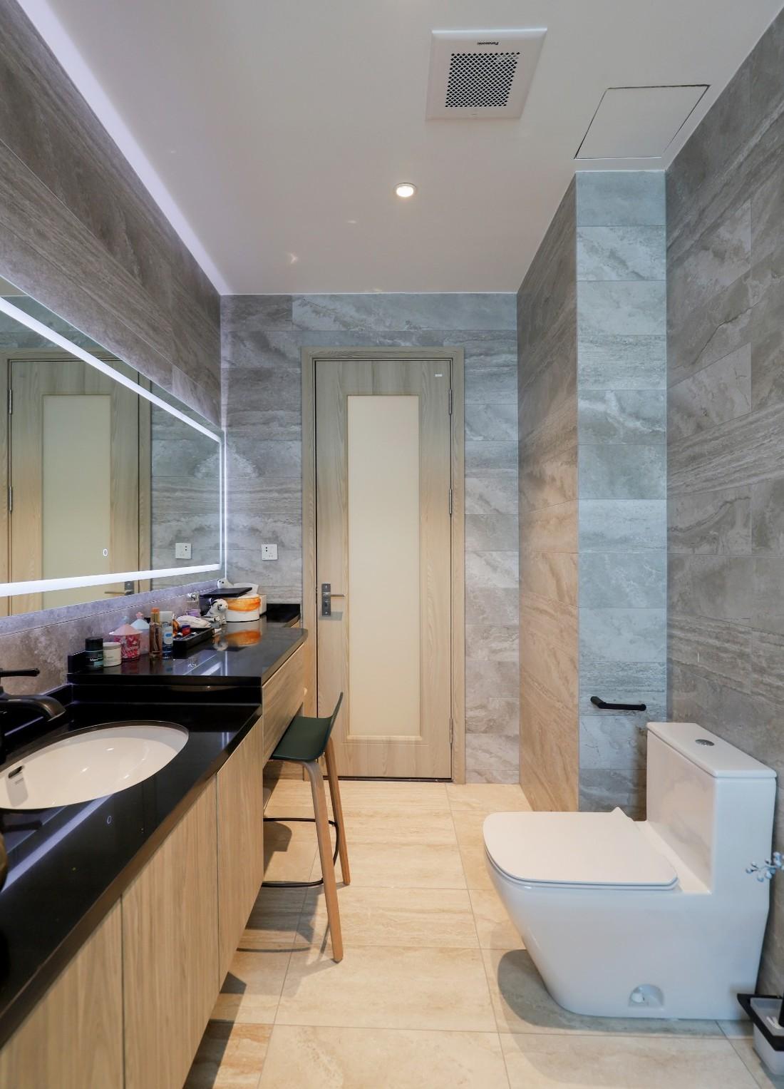 广州轻奢北欧风大户型设计,多元素空间利用-61