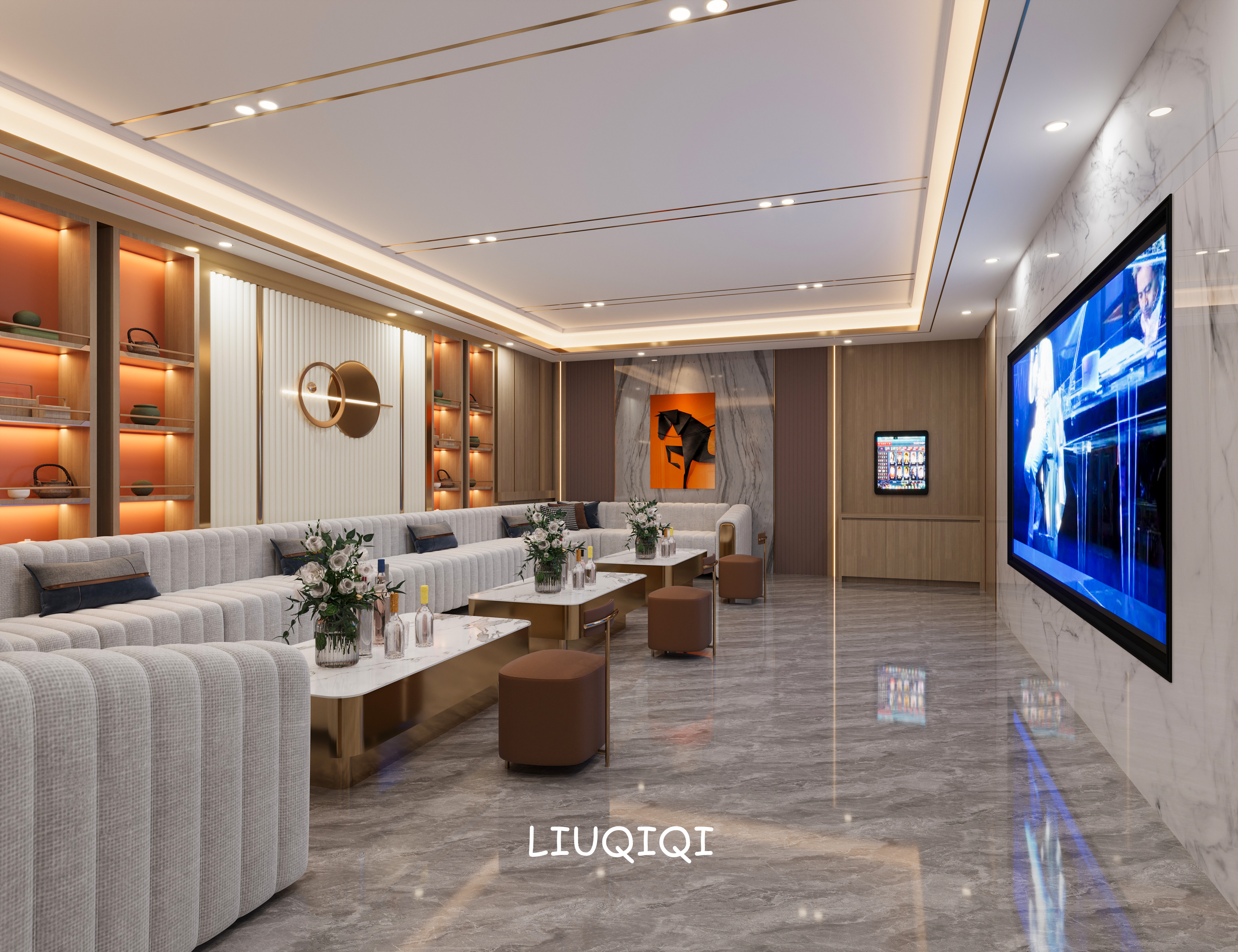 工装 | KTV包间设计-14