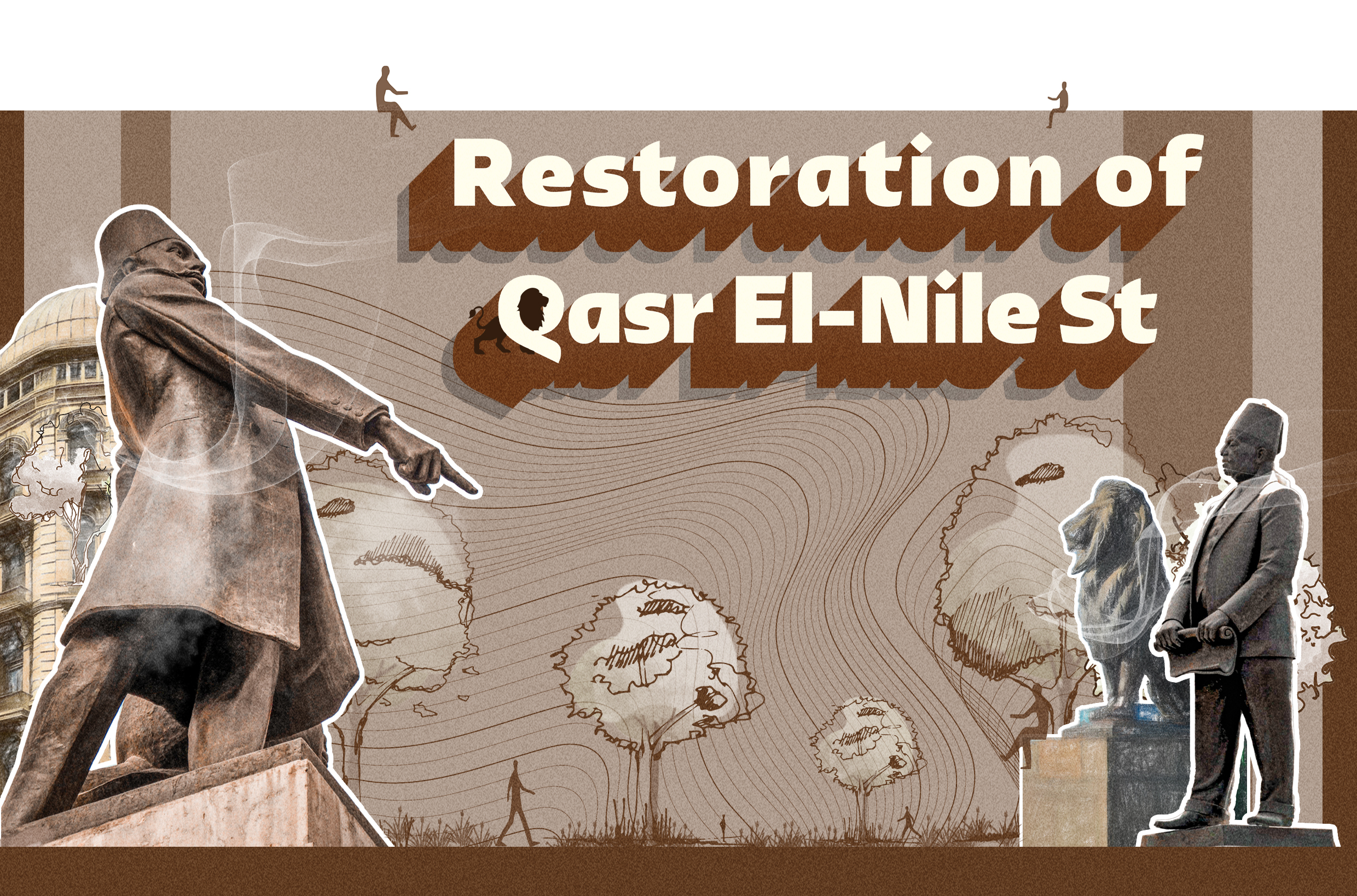 Qasr El  Nile st景观修复项目丨Bit  Design Architkturbüro-10