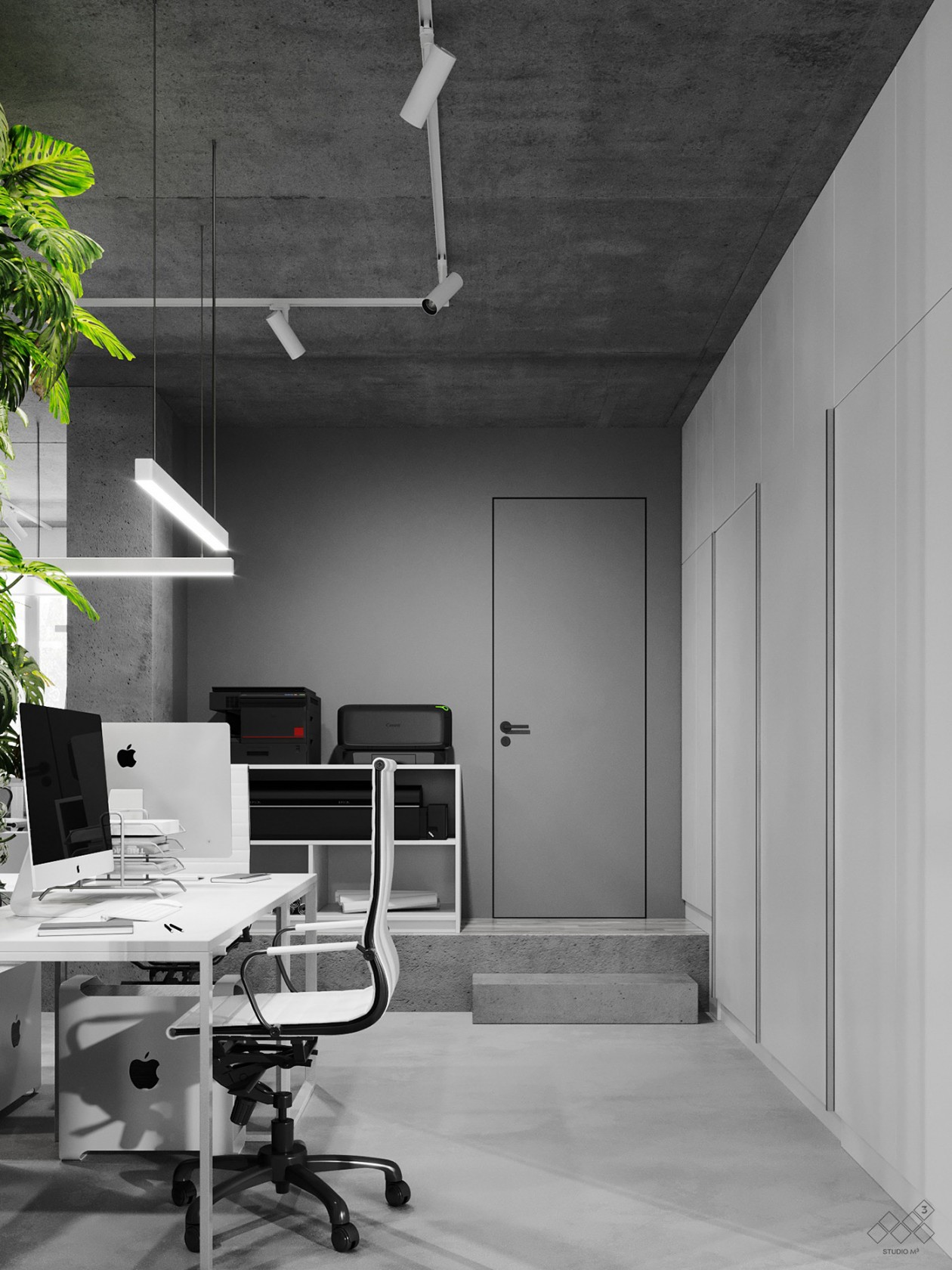 乌克兰基辅86㎡办公空间设计-10