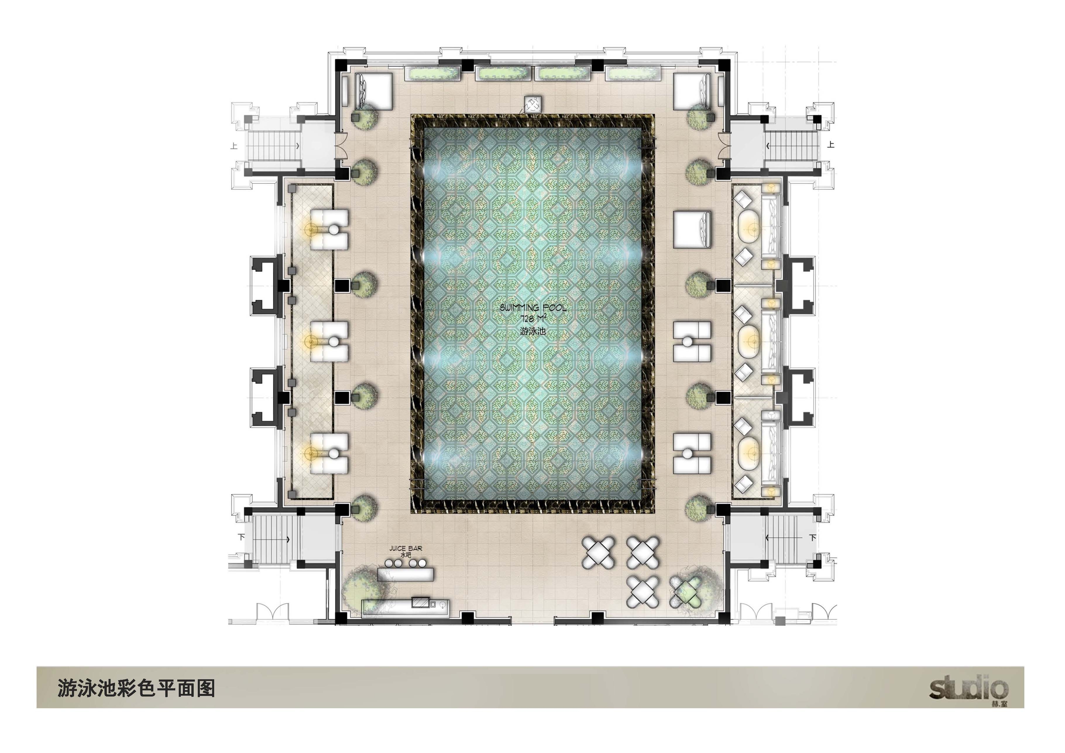 赫室 杭州加州酒店优雅美式风格设计方案概念-15