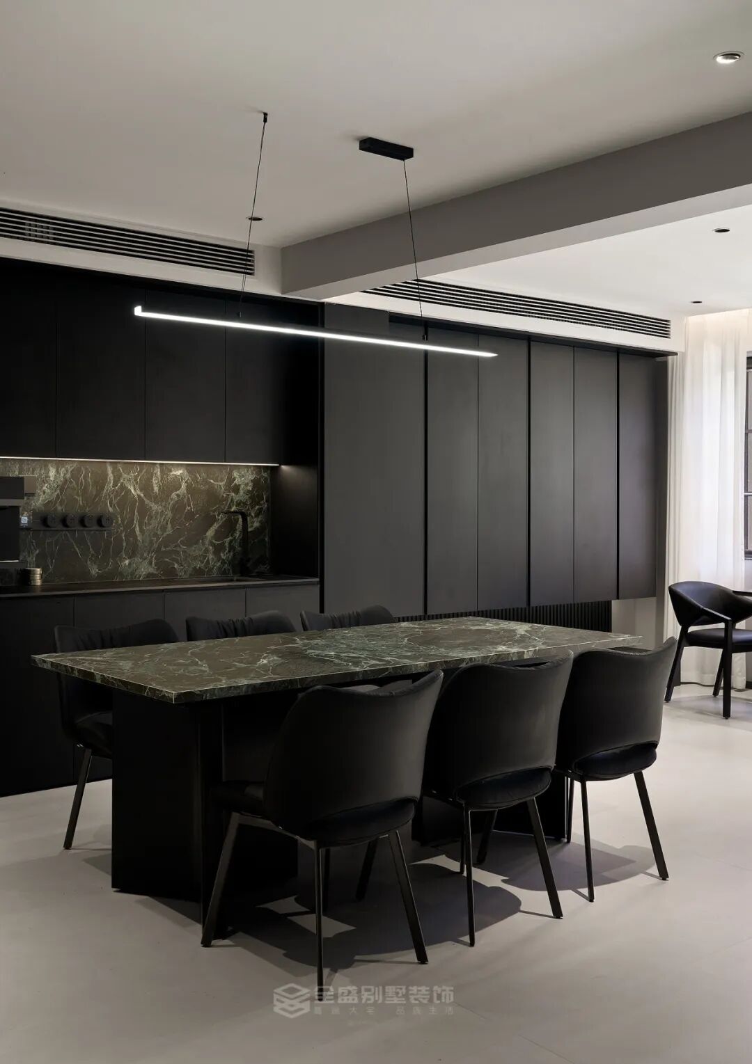 240㎡现代极简风|上林湖翡翠谷：删繁就简，与空间温柔共生-23