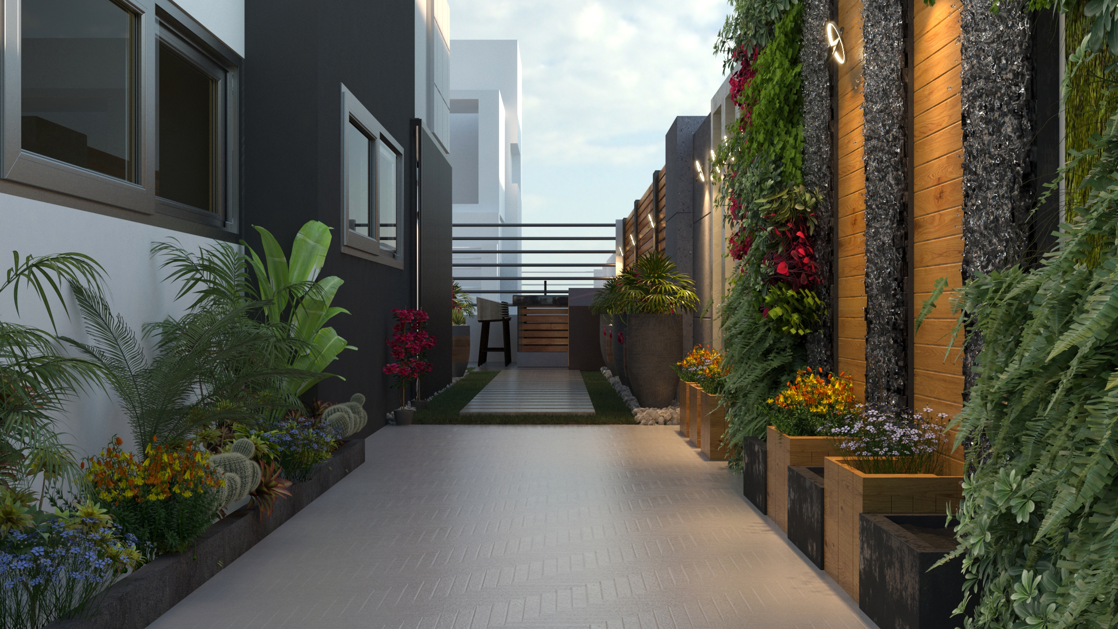 Garden In ZAYED Patio Compound-2