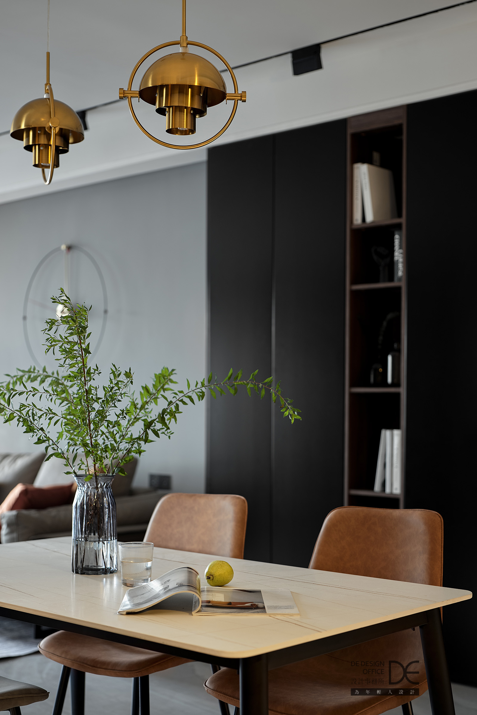 DE实景 · 997期 | 83㎡异形空间，如何装出“大”的感觉？-38