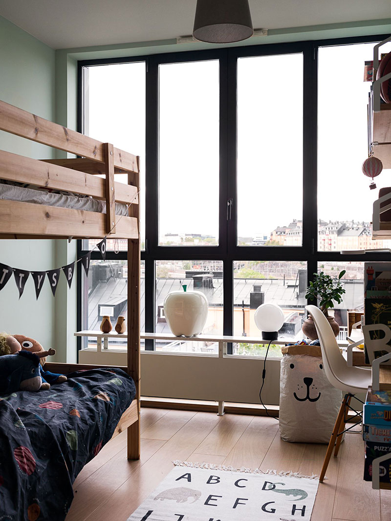 斯德哥尔摩工业风公寓的温馨乡村设计-19