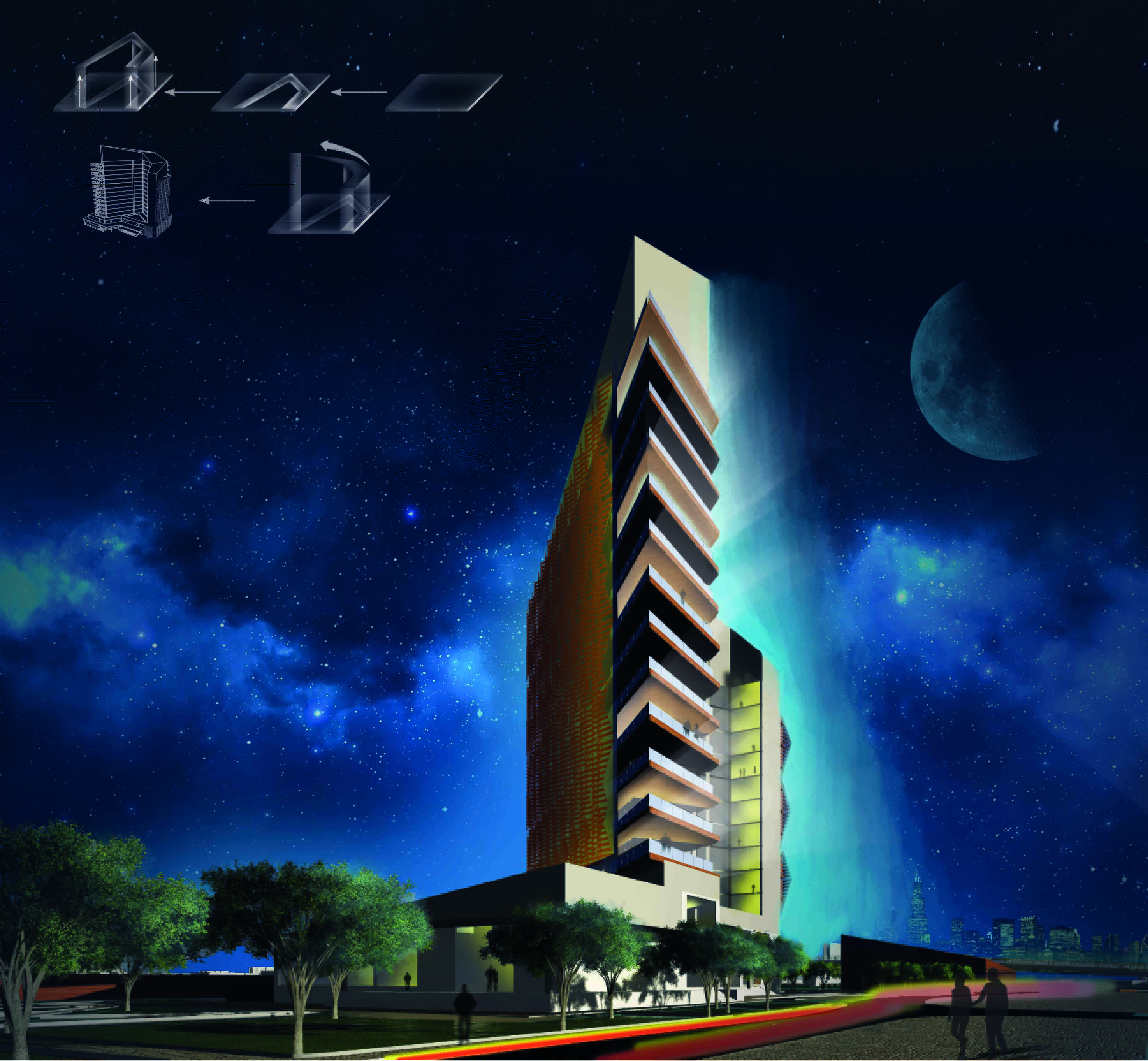 班加西可持续酒店设计-0