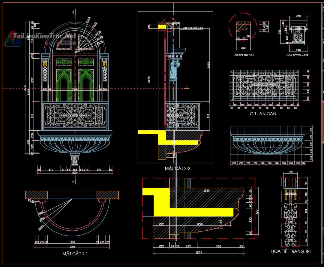 别墅古堡3层新古典设计方案（10·22m）-53