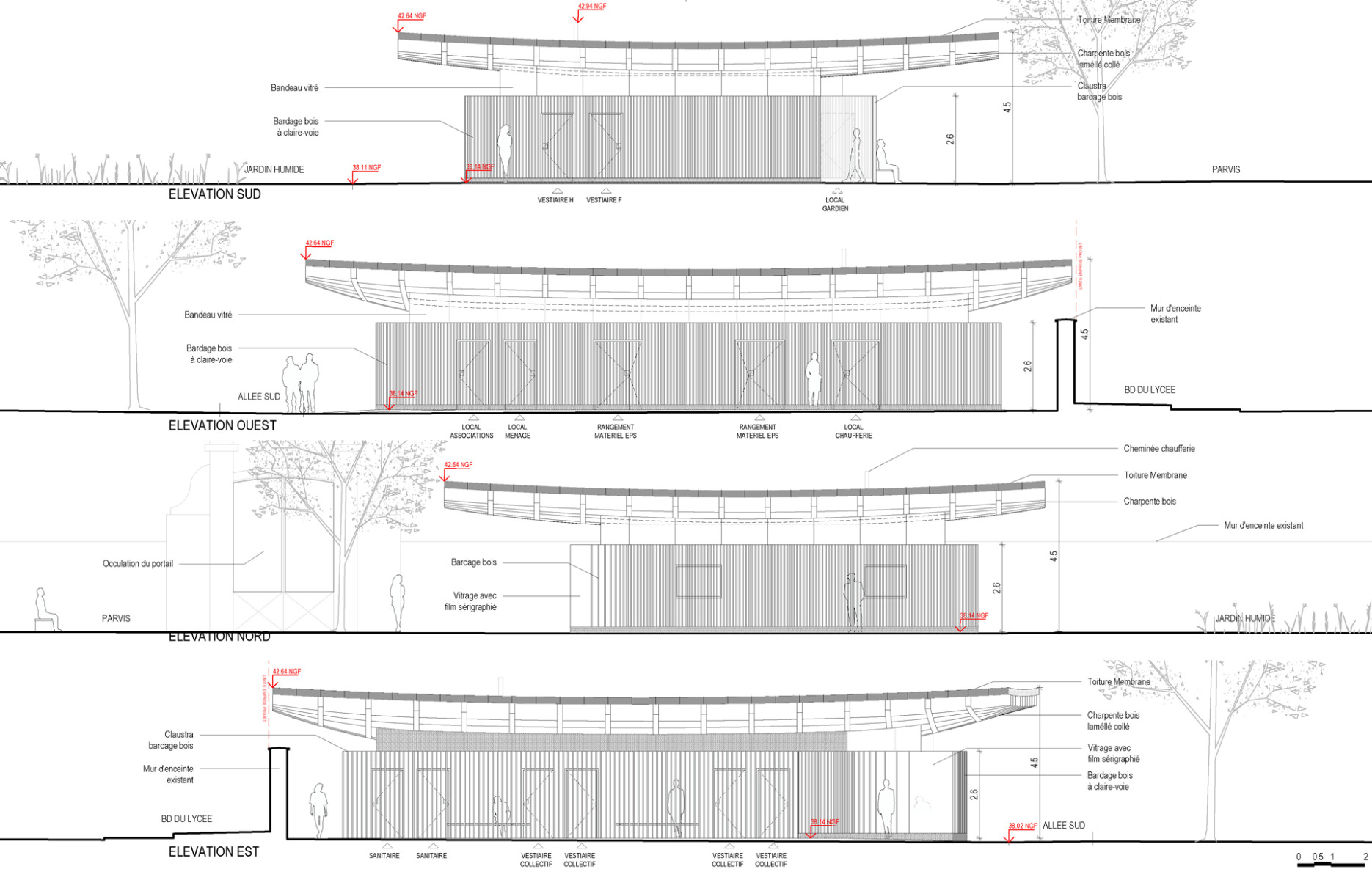 巴黎附近体育建筑丨法国巴黎丨Explorations Architecture-52
