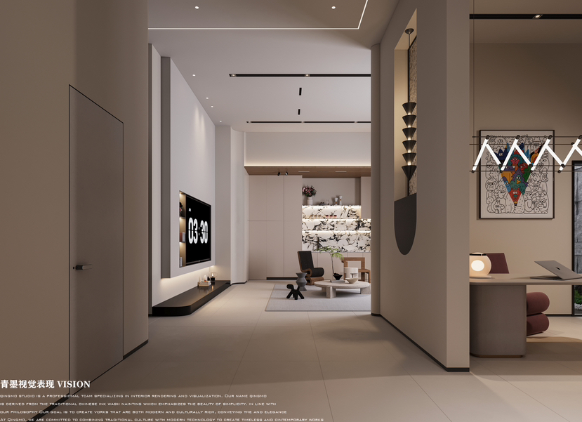 奶油风地下室-5