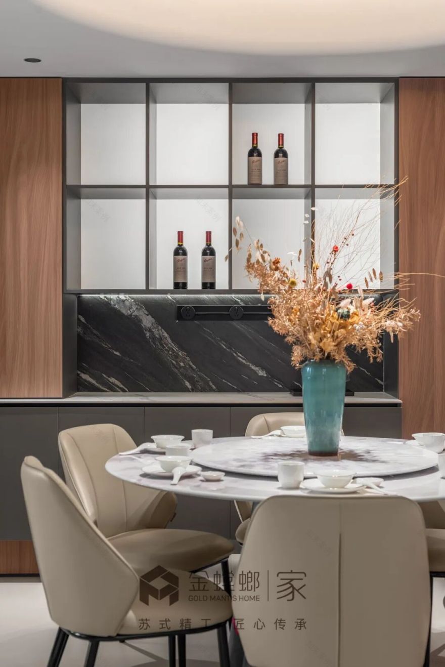 「金螳螂家泗阳店」190㎡意式风|理性优雅的美学-51
