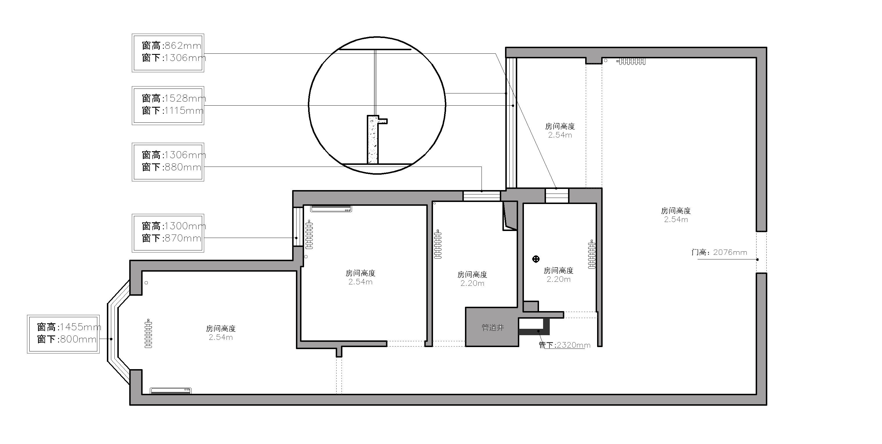 「久栖设计」两居改三居轻松满足三代人，还能多出个洗衣间-17