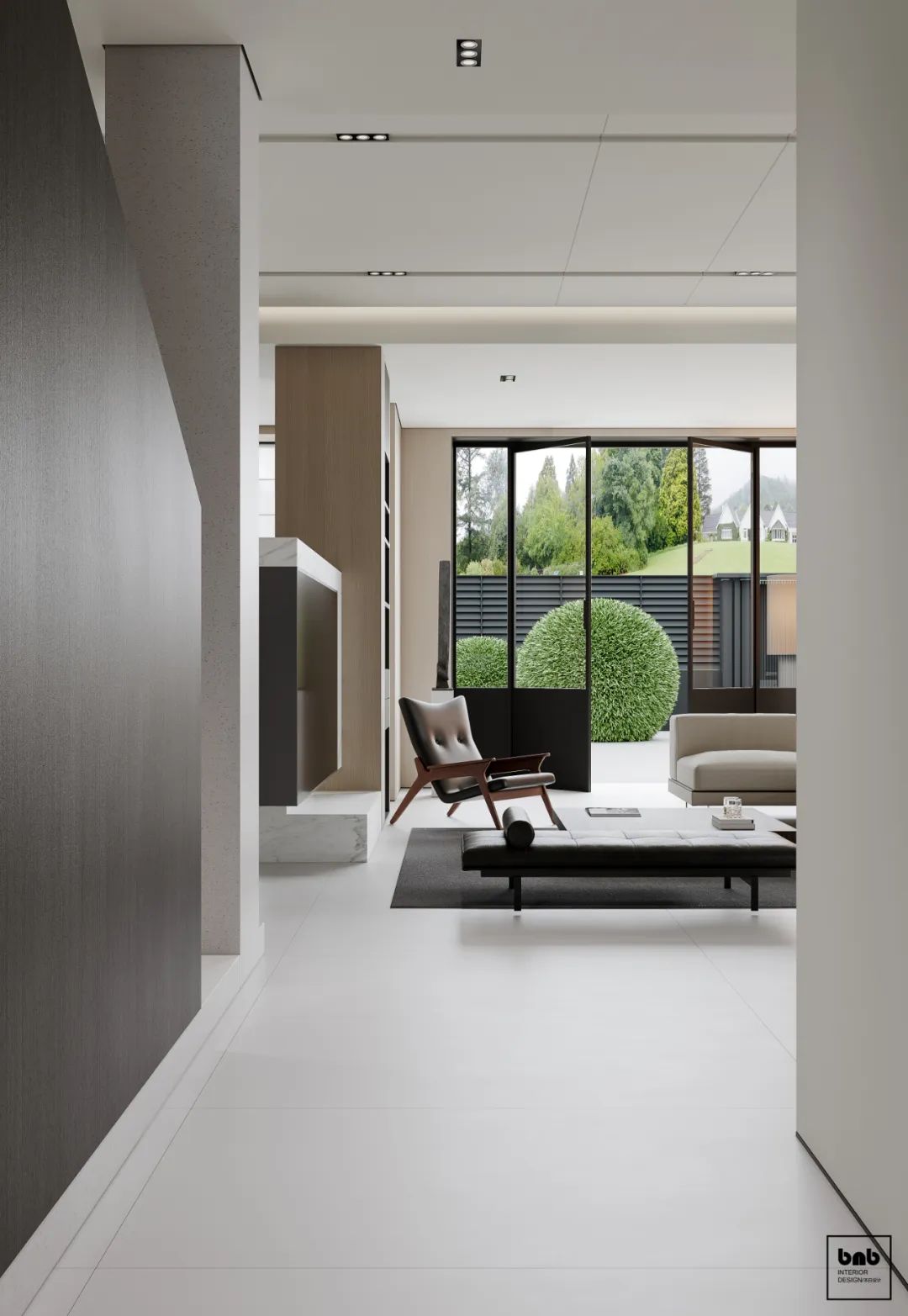 当代别墅空间设计丨本白设计-19