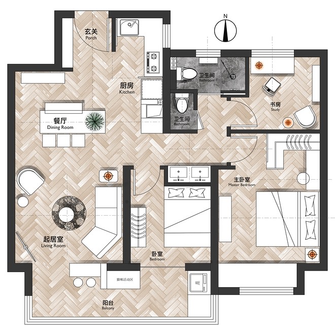 镇江私宅 I 原木复古的猫咪之家丨中国镇江-11