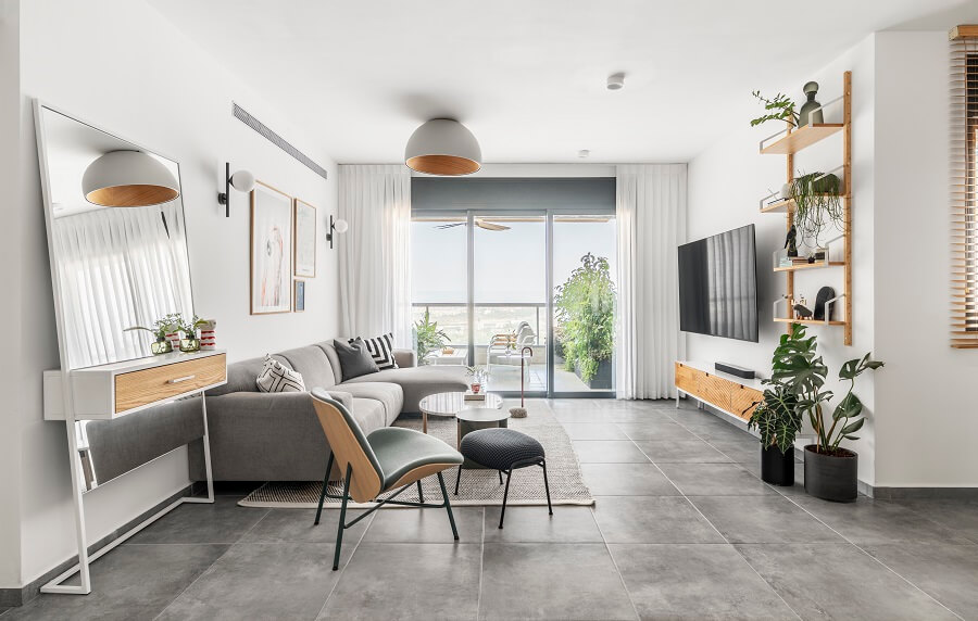 150 מ"ר ברמת גן: מודרנית, אקלקטית ומשקיפה אל הנוף - WALLS : WALLS-9