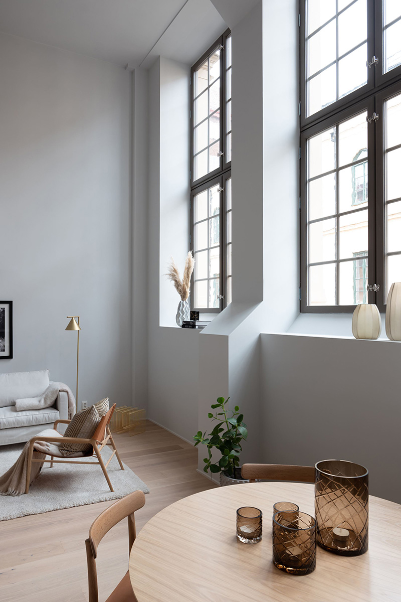 斯德哥尔摩百年体育馆改造成简约北欧风公寓-11
