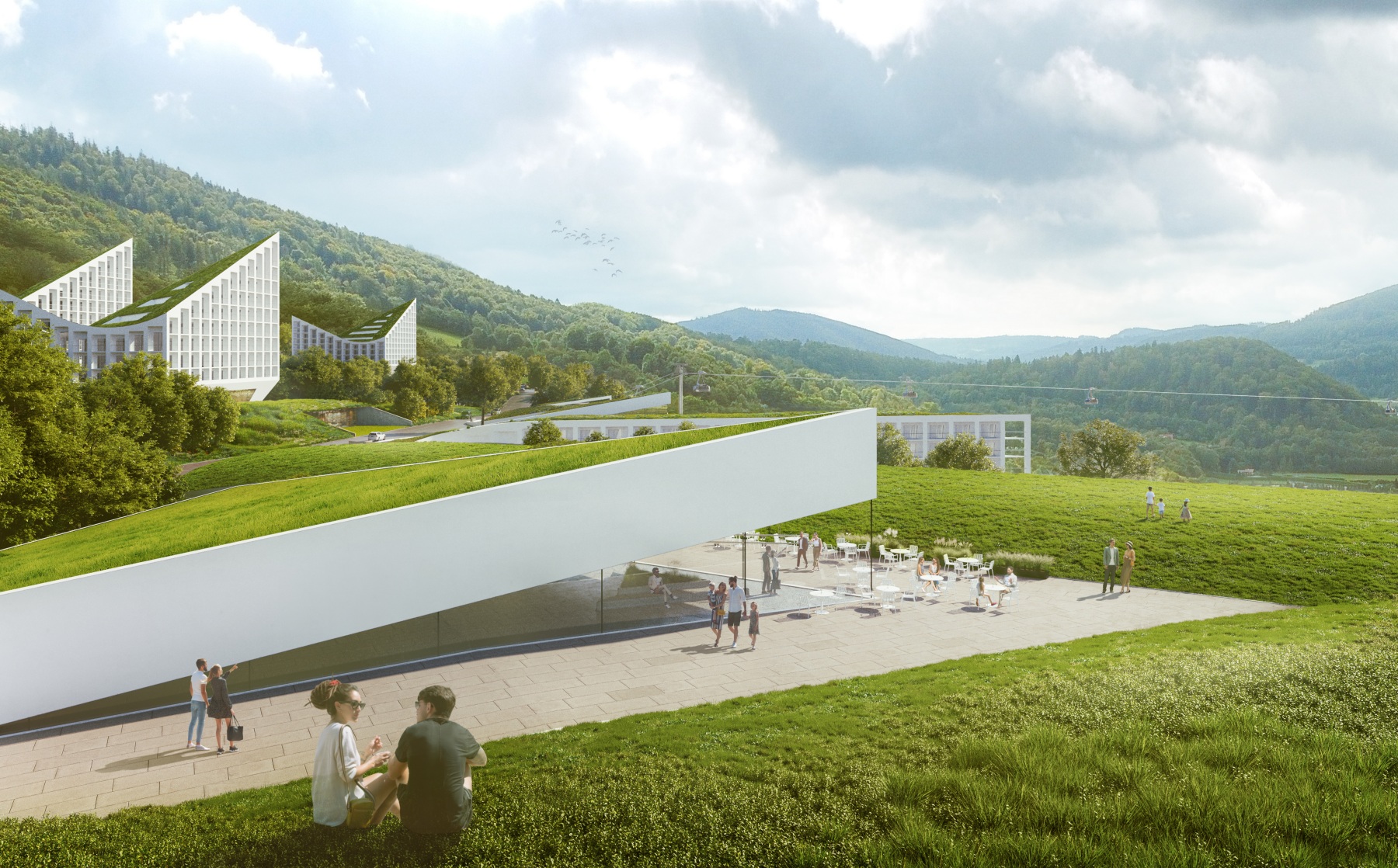 Ustroniu Zawodziu疗养区扩建项目丨Franta Group,KWK Promes-21