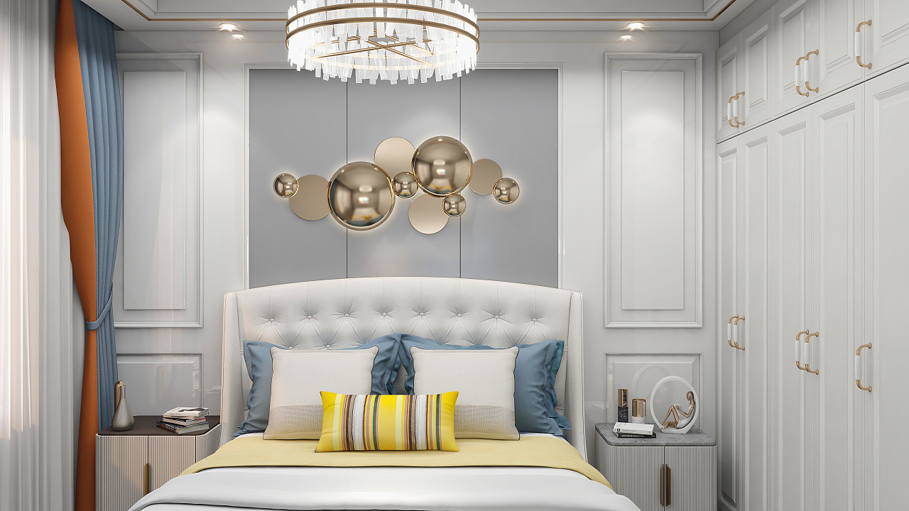 法式轻奢平层设计-30