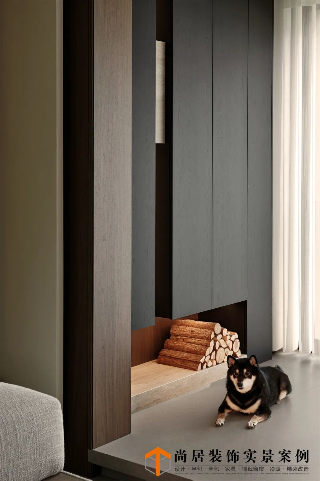 尚居实景案例丨60w打造出的140平暗调空间丨中国南京丨尚居装饰-12