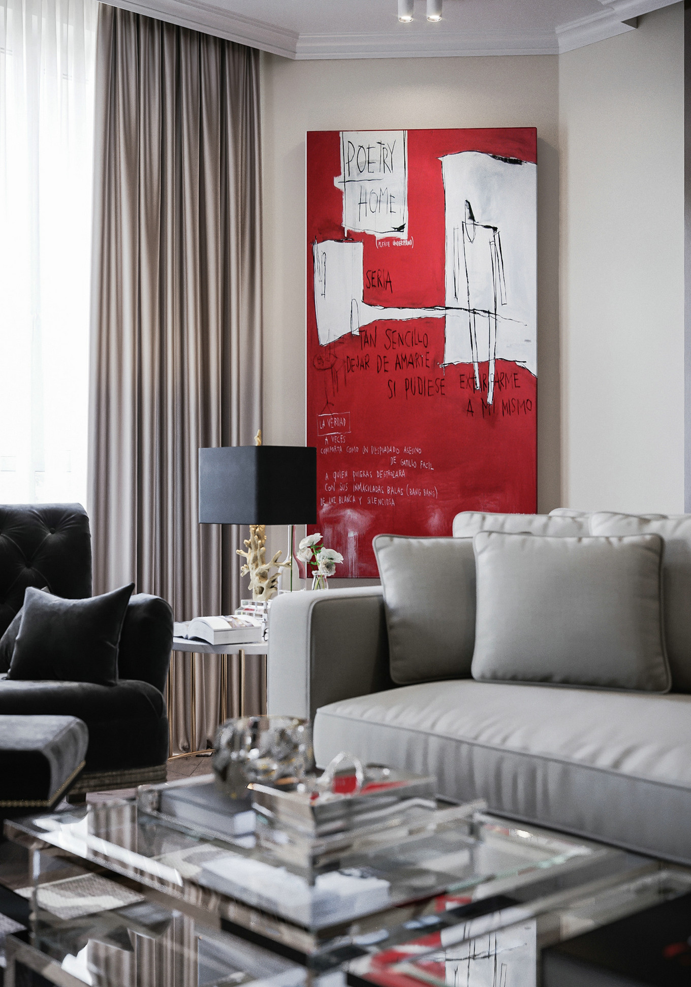 现代简约美式风 高级深色设计-15