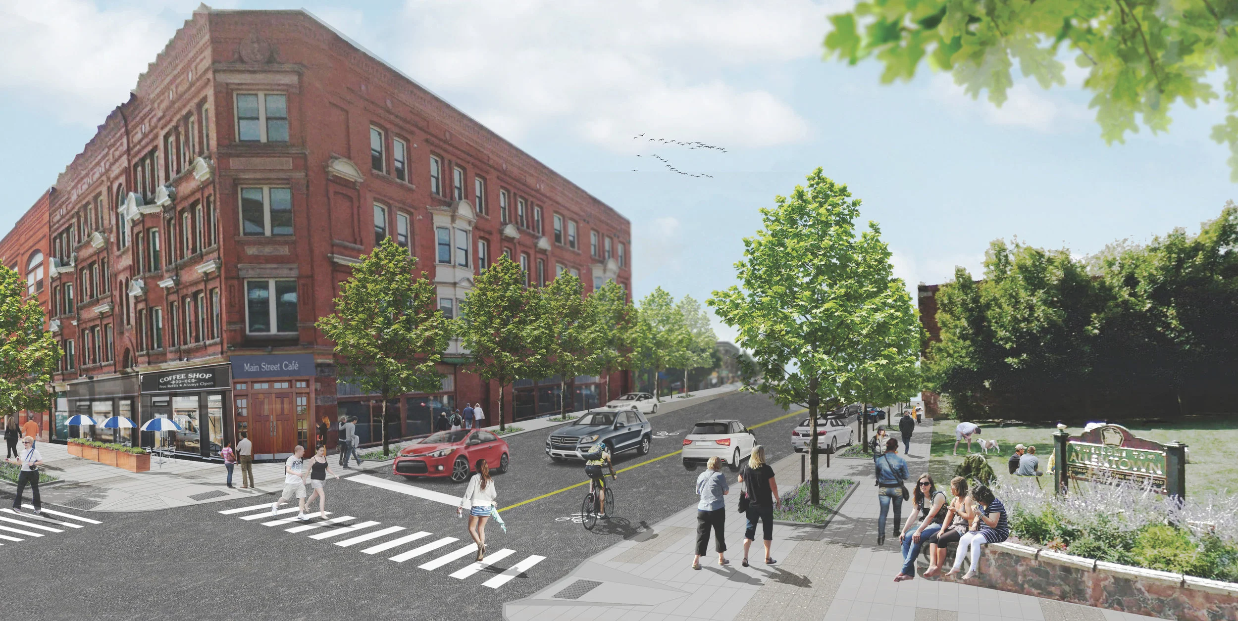 Allen Street Complete Streets Reconstruction — Halvorson | Tighe & Bond-0
