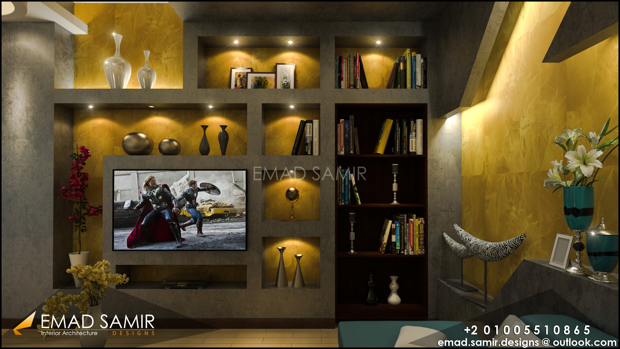 2015 年 Hatem El Zonfoly 公寓室内设计-5