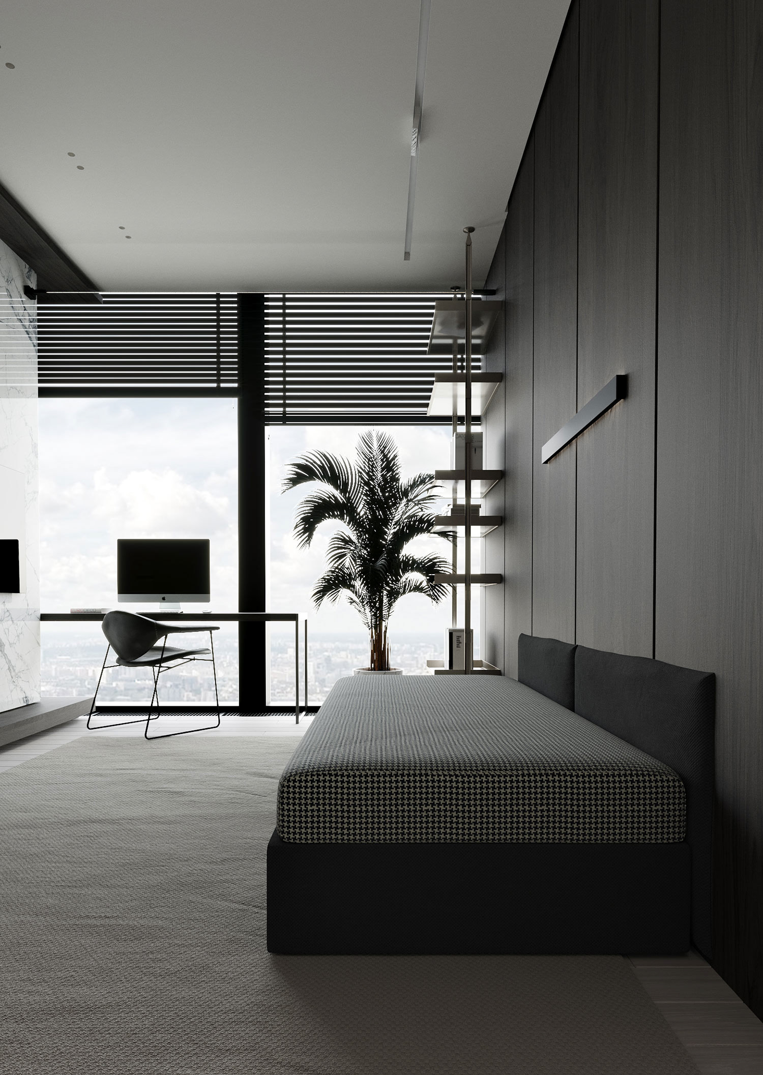 110平 现代简约 空间设计！-21