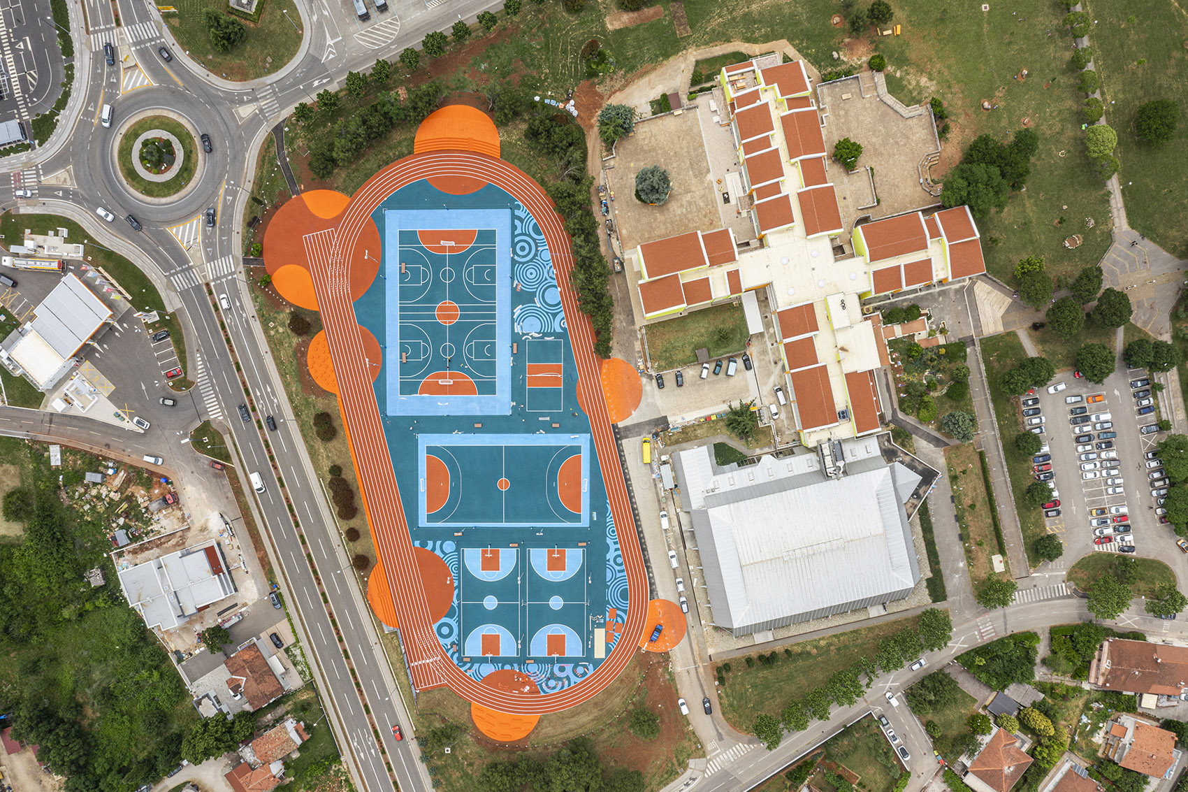 克罗地亚 Marija i Lina 小学运动场丨Nenad Marić-16