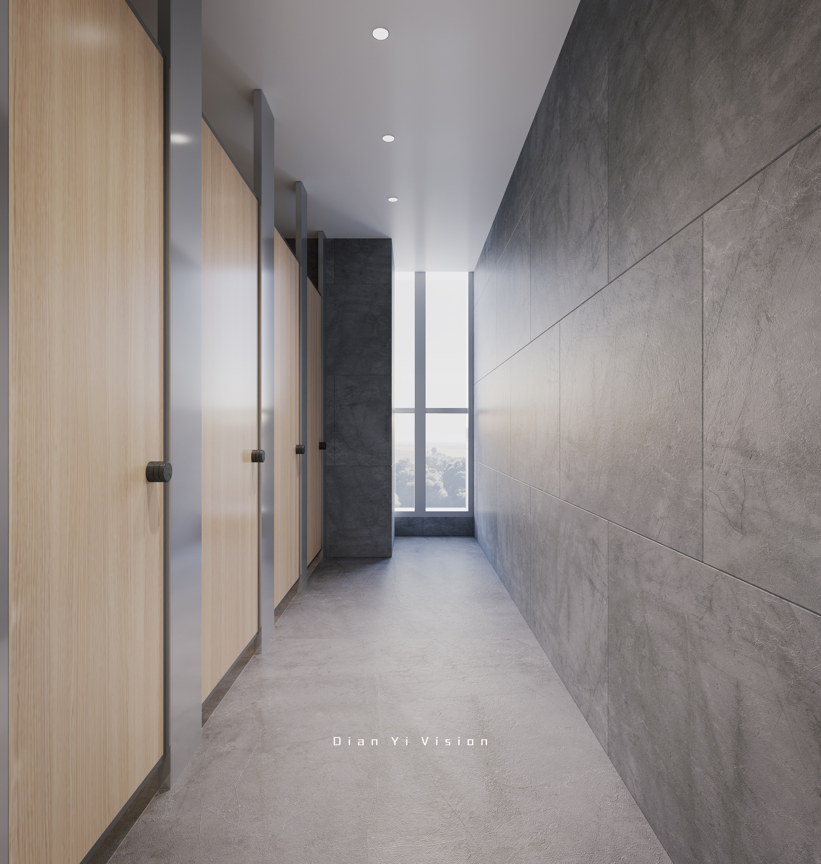 办公空间效果表现-14