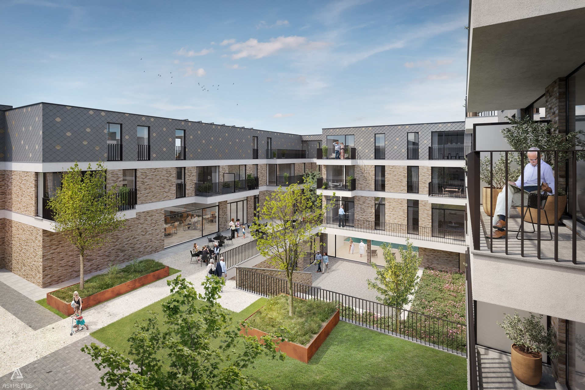 Het Reihof老年服务住宅丨比利时西佛兰德丨A1AR建筑事务所-13