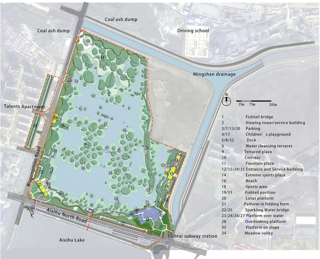 南昌鱼尾洲公园丨中国南昌丨土人设计-73