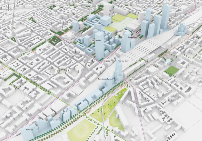 里昂帕迪厄区改造项目丨法国里昂丨AUC,Arep,MVRDV等-31