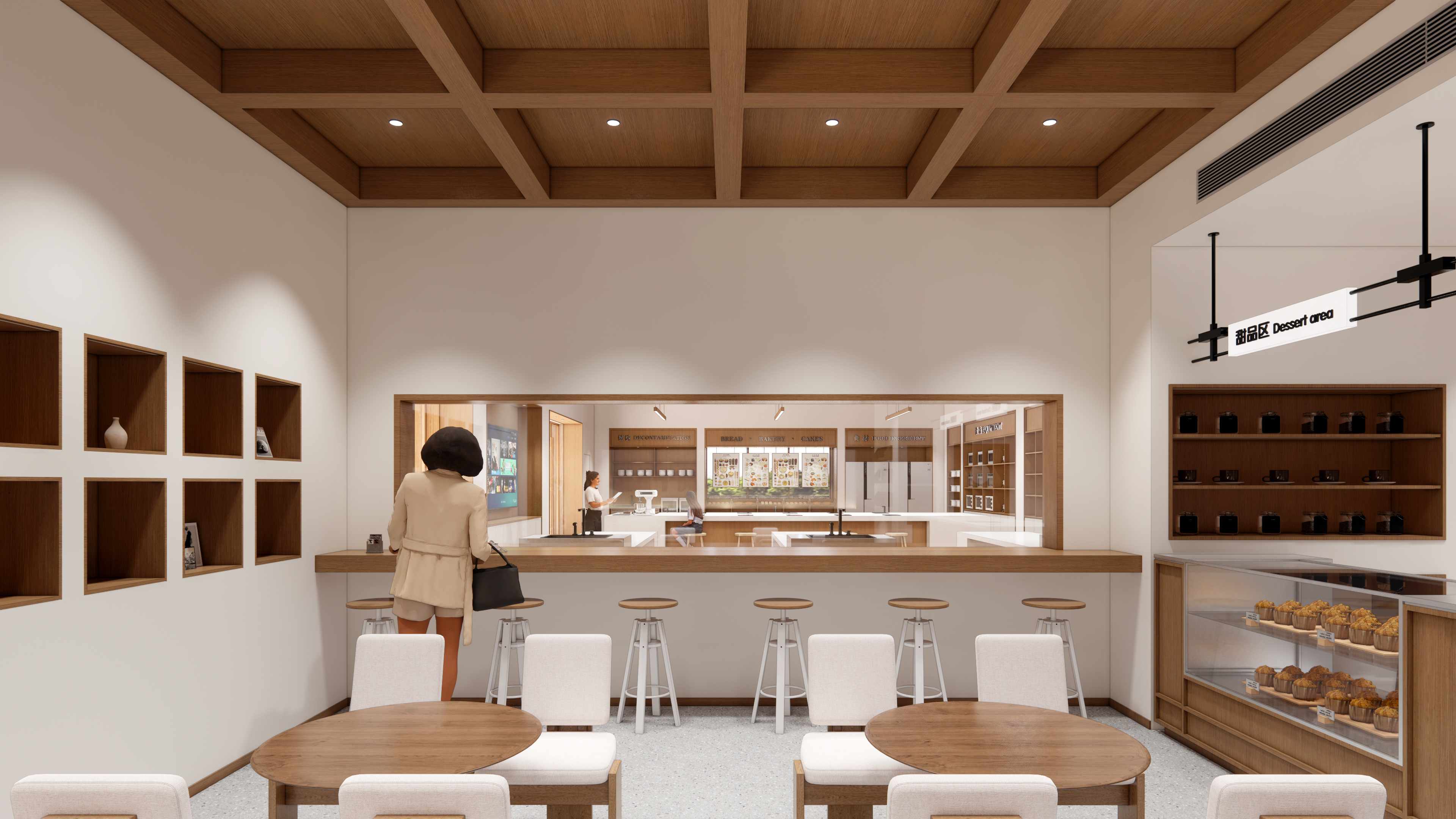 咖啡店 / 亲子空间·咖啡&烘焙工坊空间设计-21