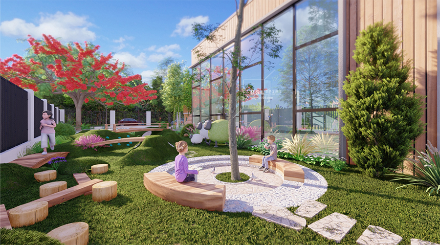 麻涌艺馨幼儿园设计丨中国东莞丨深圳市变色龙设计顾问有限公司-27