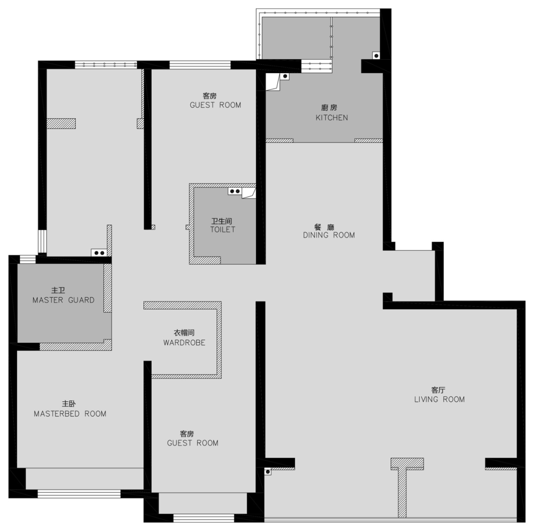 龙湖景粼天序丨青马别墅空间设计-28