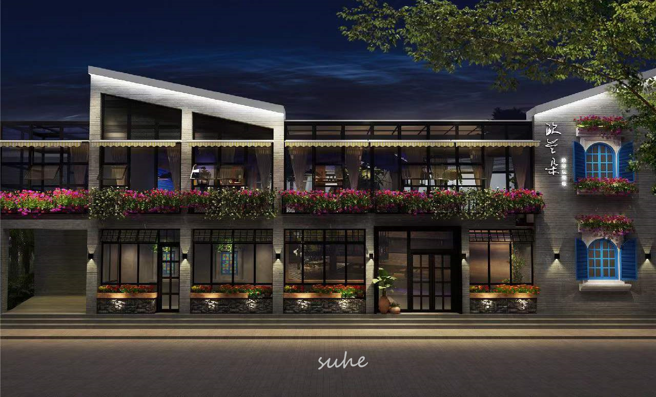 工装效果图｜主题餐厅-7