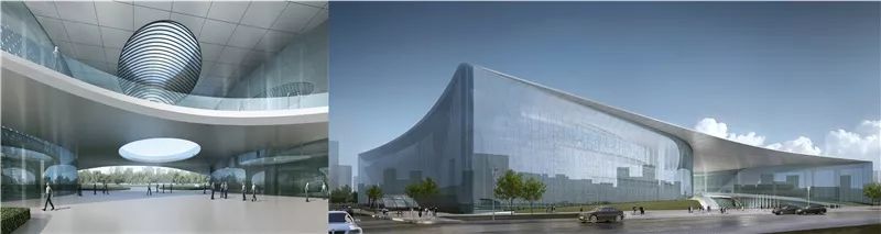 西湖文体中心 | 隐于湿地的纯净曲线-21